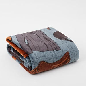 Throw Blanket- Blue - Grey Fox Designs
